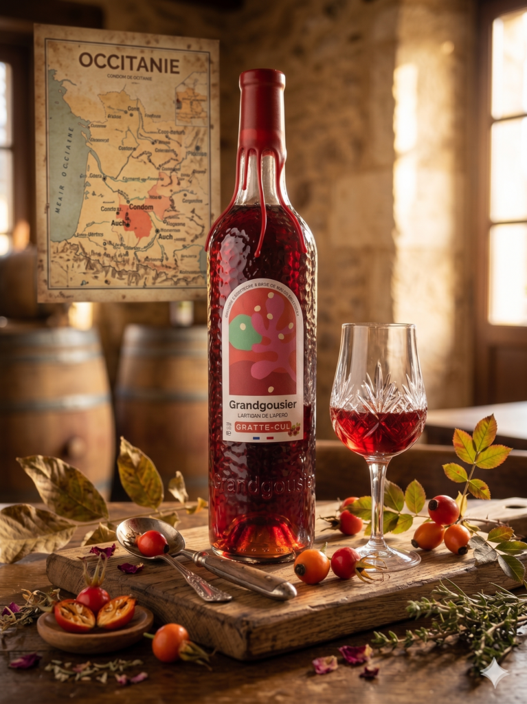 Bouteille splendide de Grandgousier à la châtaigne